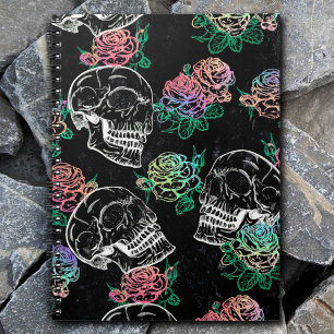 Suikerroze rozen Glam van de Girly Gothic Notitieboek
