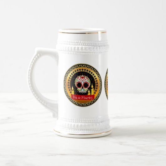 Suikerschedel bloeit intimiderend en eng bierpul (Links)