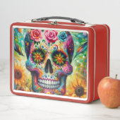 Suikerschedel Dia De Los Muertos Dag van de dood (In situ)