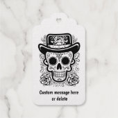 Suikerschedel 💀 Día de Muertos Cadeaulabels (Achterkant)