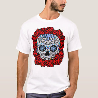 Suikerschedel en Rozen T-shirt