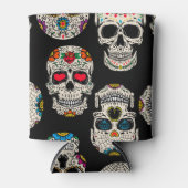 Suikerschedel Gedrukte Koelbox Blikjeskoeler (Voorkant)