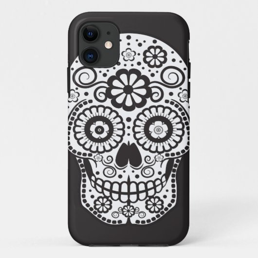 Suikerschedel glimlachen Case-Mate iPhone case (Achterkant)