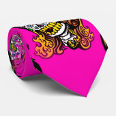suikerschedel stropdas (Opgerold)