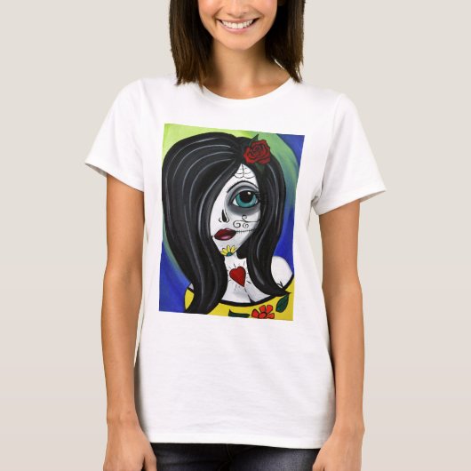 suikerschedel t-shirt (Voorkant)