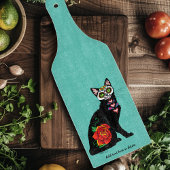 Suikerschedel, zwarte kat snijplank