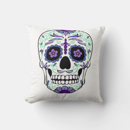 Suikerschedeldag van de dode día de Muertos Kussen