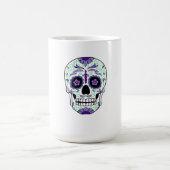 Suikerschedeldag van de dode día de Muertos Magische Mok (Midden)