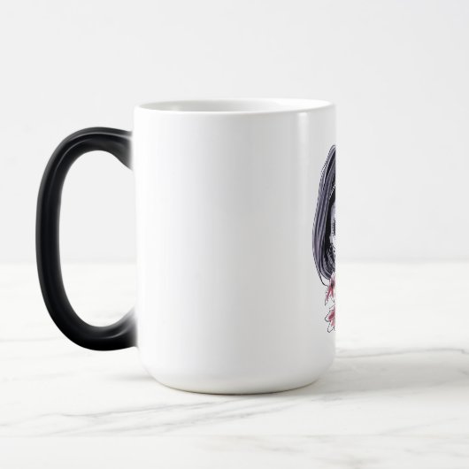 Suikerschedeldag van de dode día de Muertos Magische Mok (Links)