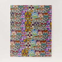 Suikerschedeldag van de dode halloween collage