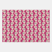 Suikerschedeldag van de dode inpakpapier vel (Voorkant)