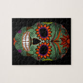 Suikerschedeldag van de dode legpuzzel (Horizontaal)