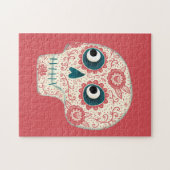 Suikerschedeldag van de dode puzzel (Horizontaal)