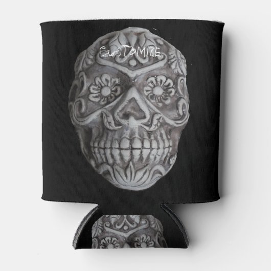 Suikerschedeldag van de dode Thunder_Cove Blikjeskoeler (Voorkant)