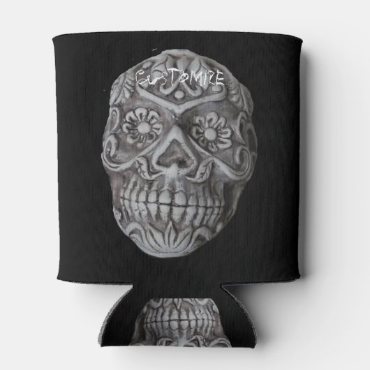 Suikerschedeldag van de dode Thunder_Cove Blikjeskoeler (Achterkant)