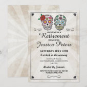 Suikerschedels nodigen uit voor Halloween Kaart (Voorkant / Achterkant)