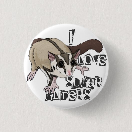 Suikerschuif <3 pins ronde button 3,2 cm (Voorkant)
