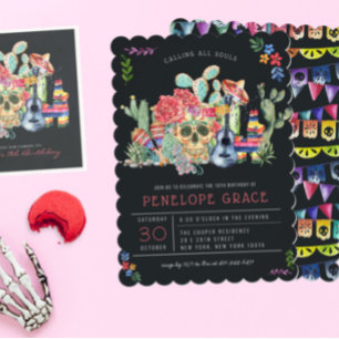 SuikerSkulls Dag van de Doodse Partij Kaart