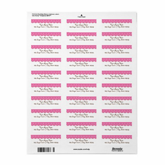Suikerspecerijen en alles wat in Nice is gebeurd,  Etiket (Full Sheet)
