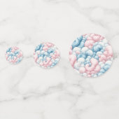 Suikerspinwolken Confetti (Achterkanten)