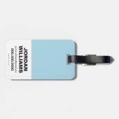 SuikerSquad | Captain Boomerang Emoji Pattern Bagagelabel (Achterkant horizontaal)