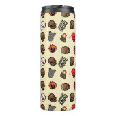 SuikerSquad | Deadshot Emoji Pattern Thermosbeker (Achterkant)