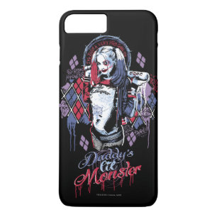 SuikerSquad   Harley Quinn Inked Graffiti iPhone 8 Plus / 7 Plus Hoesje