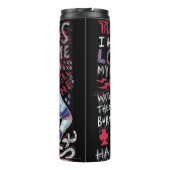 SuikerSquad | Joker & Harley Typography Photo Thermosbeker (Achterkant)