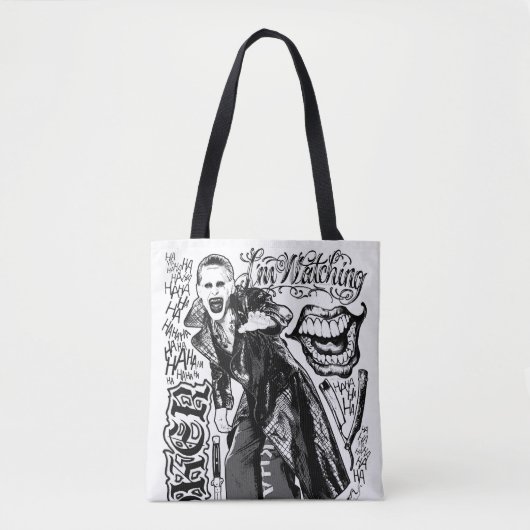 SuikerSquad | Joker Typography Foto Tote Bag (Voorkant)