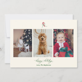 Suikerstok Foto Kerstkaart