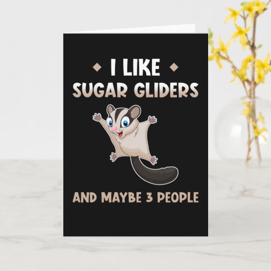 Suikerzeugen Kaart (Gele Bloem)