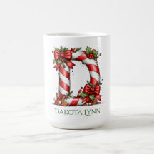 Suikerzoet Alfabet Letter D 15 oz Kerst