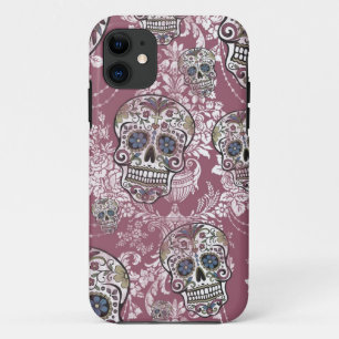 Suikerzoete zachte suiker schedel. iPhone 11 hoesje