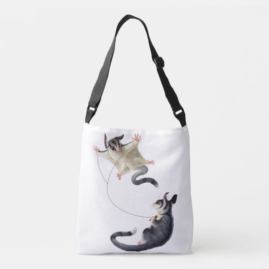 suikerzweefvliegtuig crossbody tas (Achterkant)