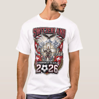 Suisse 2026 T-Shirt personnalisé pour les fans de