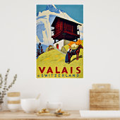 Suisse - Affiches Vintage voyage (Cuisine)