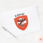 Suisse autocollants (Enveloppe)