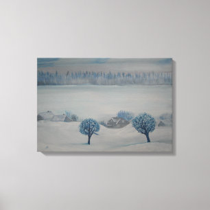 Suisse Campagne Opus 2 Toile d'hiver Imprimer