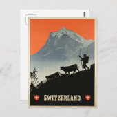 Suisse, Carte postale (Devant / Derrière)