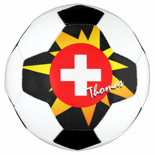 Suisse Football & Swiss Flag / BANG