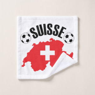 Suisse Football Zwitserland Voetbal Washandje