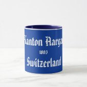 Suisse : Kanton Aargau Mug (Centre)