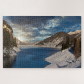 Suisse Mountain Lake Jigsaw PUzzle (Horizontal)