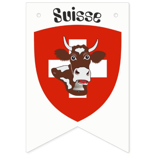 Suisse Party Bunting Banner (Tweede vlag)