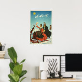 Suisse - Poster Vintage voyage (Bureau à domicile)