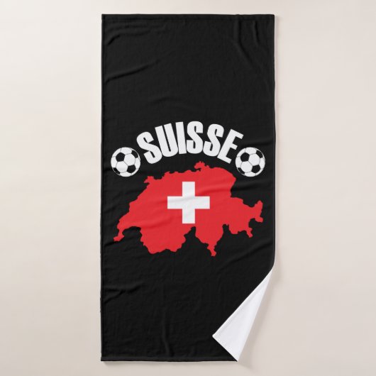 Suisse Suisse Football (Serviette de bain)