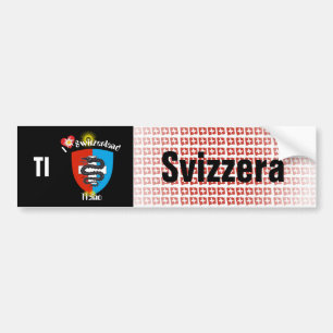 Suisse Svizzera Suisse Tessin Autocollants