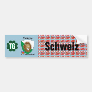 Suisse Svizzera Suisse Thurgau autocollants