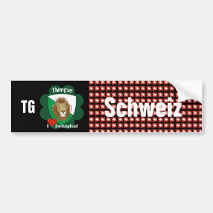 Suisse Svizzera Suisse Thurgau autocollants
