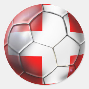 Suisse Svizzera Svizra Zwitserland Zwitserse vlag Ronde Sticker
